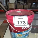 01 BALDE DE TINTA DE ACRÍLICA SUPER PREMIUM 18L NA COR BASE INTENSA SEMI BRILHO MARCA RENNER.  (NO ESTADO) ATENÇÃO! FAZER A VISITAÇÃO ANTES DE ARREMATAR, NÃO SABEMOS SE FUNCIONA, LEILÃO NÃO TEM GARANTIA E NEM DEVOLUÇÃO, SUJEITO A POSSÍVEIS AVARIAS VISÍVEIS/OCULTAS E/OU AUSÊNCIA DE COMPONENTES.