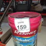 01 BALDE DE TINTA DE ACRÍLICA SUPER PREMIUM 18L NA COR BASE MÉDIA SEMI BRILHO MARCA RENNER.  (NO ESTADO) ATENÇÃO! FAZER A VISITAÇÃO ANTES DE ARREMATAR, NÃO SABEMOS SE FUNCIONA, LEILÃO NÃO TEM GARANTIA E NEM DEVOLUÇÃO, SUJEITO A POSSÍVEIS AVARIAS VISÍVEIS/OCULTAS E/OU AUSÊNCIA DE COMPONENTES.