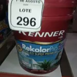 01 BALDE DE TINTA DE ACRÍLICA SUPER PREMIUM 16L NA COR BASE INTENSA SEMI BRILHO MARCA RENNER.  (NO ESTADO) ATENÇÃO! FAZER A VISITAÇÃO ANTES DE ARREMATAR, NÃO SABEMOS SE FUNCIONA, LEILÃO NÃO TEM GARANTIA E NEM DEVOLUÇÃO, SUJEITO A POSSÍVEIS AVARIAS VISÍVEIS/OCULTAS E/OU AUSÊNCIA DE COMPONENTES.