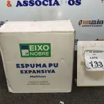 01 CAIXA COM 12 ESPUMAS PU EXPANSIVA DE 500ML CADA MARCA EIXO NOBRE. (NO ESTADO) ATENÇÃO! FAZER A VISITAÇÃO ANTES DE ARREMATAR, NÃO SABEMOS SE FUNCIONA, LEILÃO NÃO TEM GARANTIA E NEM DEVOLUÇÃO, SUJEITO A POSSÍVEIS AVARIAS VISÍVEIS/OCULTAS E/OU AUSÊNCIA DE COMPONENTES.