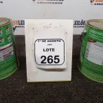 02 LATAS DE TINTA ACRÍLICA DE 3,6L NA COR LUAR DO SERTÃO FOSCO MARCA PROFISSIONAL ACR. (NO ESTADO) ATENÇÃO! FAZER A VISITAÇÃO ANTES DE ARREMATAR, NÃO SABEMOS SE FUNCIONA, LEILÃO NÃO TEM GARANTIA E NEM DEVOLUÇÃO, SUJEITO A POSSÍVEIS AVARIAS VISÍVEIS/OCULTAS E/OU AUSÊNCIA DE COMPONENTES.
