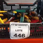 01 CAIXA COM VÁRIOS ALICATES DE MARCAS E MODELOS DIVERSOS. (NO ESTADO) ATENÇÃO! FAZER A VISITAÇÃO ANTES DE ARREMATAR, NÃO SABEMOS SE FUNCIONA, LEILÃO NÃO TEM GARANTIA E NEM DEVOLUÇÃO, SUJEITO A POSSÍVEIS AVARIAS VISÍVEIS/OCULTAS E/OU AUSÊNCIA DE COMPONENTES.