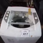 01 MÁQUINA DE LAVAR 9KG 220V MARCA BRASTEMP. (NO ESTADO) ATENÇÃO! FAZER A VISITAÇÃO ANTES DE ARREMATAR, NÃO SABEMOS SE FUNCIONA, LEILÃO NÃO TEM GARANTIA E NEM DEVOLUÇÃO, SUJEITO A POSSÍVEIS AVARIAS VISÍVEIS/OCULTAS E/OU AUSÊNCIA DE COMPONENTES.