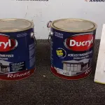 01 BALDE DE TINTA ACRÍLICA NA COR CÉU VERÃO FOSCO DE 18L MARCA DUCRYL. (NO ESTADO) ATENÇÃO! FAZER A VISITAÇÃO ANTES DE ARREMATAR, NÃO SABEMOS SE FUNCIONA, LEILÃO NÃO TEM GARANTIA E NEM DEVOLUÇÃO, SUJEITO A POSSÍVEIS AVARIAS VISÍVEIS/OCULTAS E/OU AUSÊNCIA DE COMPONENTES.