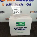 01 CAIXA COM 12 ESPUMAS PU EXPANSIVA DE 500ML CADA MARCA EIXO NOBRE. (NO ESTADO) ATENÇÃO! FAZER A VISITAÇÃO ANTES DE ARREMATAR, NÃO SABEMOS SE FUNCIONA, LEILÃO NÃO TEM GARANTIA E NEM DEVOLUÇÃO, SUJEITO A POSSÍVEIS AVARIAS VISÍVEIS/OCULTAS E/OU AUSÊNCIA DE COMPONENTES.