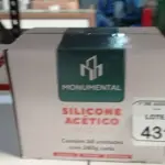 01 CAIXA COM 24 SILICONES ACÉTICO INCOLOR DE 240G CADA MARCA MONUMENTAL. (NO ESTADO) ATENÇÃO! FAZER A VISITAÇÃO ANTES DE ARREMATAR, NÃO SABEMOS SE FUNCIONA, LEILÃO NÃO TEM GARANTIA E NEM DEVOLUÇÃO, SUJEITO A POSSÍVEIS AVARIAS VISÍVEIS/OCULTAS E/OU AUSÊNCIA DE COMPONENTES.