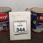 01 BALDE DE TINTA ACRÍLICA NA COR CÉU VERÃO FOSCO DE 18L MARCA DUCRYL. (NO ESTADO) ATENÇÃO! FAZER A VISITAÇÃO ANTES DE ARREMATAR, NÃO SABEMOS SE FUNCIONA, LEILÃO NÃO TEM GARANTIA E NEM DEVOLUÇÃO, SUJEITO A POSSÍVEIS AVARIAS VISÍVEIS/OCULTAS E/OU AUSÊNCIA DE COMPONENTES.