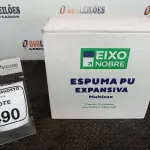 01 CAIXA COM 12 ESPUMAS PU EXPANSIVA DE 500ML CADA MARCA EIXO NOBRE. (NO ESTADO) ATENÇÃO! FAZER A VISITAÇÃO ANTES DE ARREMATAR, NÃO SABEMOS SE FUNCIONA, LEILÃO NÃO TEM GARANTIA E NEM DEVOLUÇÃO, SUJEITO A POSSÍVEIS AVARIAS VISÍVEIS/OCULTAS E/OU AUSÊNCIA DE COMPONENTES.
