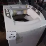 01 MÁQUINA DE LAVAR 9KG 220V MARCA BRASTEMP. (NO ESTADO) ATENÇÃO! FAZER A VISITAÇÃO ANTES DE ARREMATAR, NÃO SABEMOS SE FUNCIONA, LEILÃO NÃO TEM GARANTIA E NEM DEVOLUÇÃO, SUJEITO A POSSÍVEIS AVARIAS VISÍVEIS/OCULTAS E/OU AUSÊNCIA DE COMPONENTES.
