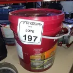 01 BALDE DE TINTA DE PISOS ACRÍLICA NA COR VERMELHO SEGURANÇA FOSCO DE 18L MARCA RENNER. (NO ESTADO) ATENÇÃO! FAZER A VISITAÇÃO ANTES DE ARREMATAR, NÃO SABEMOS SE FUNCIONA, LEILÃO NÃO TEM GARANTIA E NEM DEVOLUÇÃO, SUJEITO A POSSÍVEIS AVARIAS VISÍVEIS/OCULTAS E/OU AUSÊNCIA DE COMPONENTES.