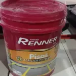 01 BALDE DE TINTA DE PISOS ACRÍLICA NA COR VERMELHO SEGURANÇA FOSCO DE 18L MARCA RENNER. (NO ESTADO) ATENÇÃO! FAZER A VISITAÇÃO ANTES DE ARREMATAR, NÃO SABEMOS SE FUNCIONA, LEILÃO NÃO TEM GARANTIA E NEM DEVOLUÇÃO, SUJEITO A POSSÍVEIS AVARIAS VISÍVEIS/OCULTAS E/OU AUSÊNCIA DE COMPONENTES.