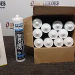 12 BISNAGAS DE ADESIVO SILICONE PRETO 280G CADA MARCA TEK BOND. (NO ESTADO) ATENÇÃO! FAZER A VISITAÇÃO ANTES DE ARREMATAR, NÃO SABEMOS SE FUNCIONA, LEILÃO NÃO TEM GARANTIA E NEM DEVOLUÇÃO, SUJEITO A POSSÍVEIS AVARIAS VISÍVEIS/OCULTAS E/OU AUSÊNCIA DE COMPONENTES.
