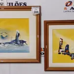 02 QUADROS DE PINTURA DECORATIVO. (NO ESTADO) ATENÇÃO! FAZER A VISITAÇÃO ANTES DE ARREMATAR, NÃO SABEMOS SE FUNCIONA, LEILÃO NÃO TEM GARANTIA E NEM DEVOLUÇÃO, SUJEITO A POSSÍVEIS AVARIAS VISÍVEIS/OCULTAS E/OU AUSÊNCIA DE COMPONENTES.
