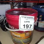 01 BALDE DE TINTA DE PISOS ACRÍLICA NA COR VERMELHO SEGURANÇA FOSCO DE 18L MARCA RENNER. (NO ESTADO) ATENÇÃO! FAZER A VISITAÇÃO ANTES DE ARREMATAR, NÃO SABEMOS SE FUNCIONA, LEILÃO NÃO TEM GARANTIA E NEM DEVOLUÇÃO, SUJEITO A POSSÍVEIS AVARIAS VISÍVEIS/OCULTAS E/OU AUSÊNCIA DE COMPONENTES.