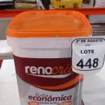 01 BALDE DE TINTA ECONÔMICA 16L NA COR BRANCO NEVE MARCA RENOCRIL. (NO ESTADO) ATENÇÃO! FAZER A VISITAÇÃO ANTES DE ARREMATAR, NÃO SABEMOS SE FUNCIONA, LEILÃO NÃO TEM GARANTIA E NEM DEVOLUÇÃO, SUJEITO A POSSÍVEIS AVARIAS VISÍVEIS/OCULTAS E/OU AUSÊNCIA DE COMPONENTES.