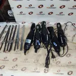 04 FACAS ELÉTRICAS MARCA MONDIAL. (NO ESTADO) ATENÇÃO! FAZER A VISITAÇÃO ANTES DE ARREMATAR, NÃO SABEMOS SE FUNCIONA, LEILÃO NÃO TEM GARANTIA E NEM DEVOLUÇÃO, SUJEITO A POSSÍVEIS AVARIAS VISÍVEIS/OCULTAS E/OU AUSÊNCIA DE COMPONENTES.