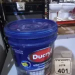 01 BALDE DE TINTA ACRÍLICA STANDARD FOSCO DE 18L NA COR CÉU DE VERÃO FOSCO MARCA DUCRYL. (NO ESTADO) ATENÇÃO! FAZER A VISITAÇÃO ANTES DE ARREMATAR, NÃO SABEMOS SE FUNCIONA, LEILÃO NÃO TEM GARANTIA E NEM DEVOLUÇÃO, SUJEITO A POSSÍVEIS AVARIAS VISÍVEIS/OCULTAS E/OU AUSÊNCIA DE COMPONENTES.
