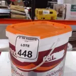 01 BALDE DE TINTA ECONÔMICA 16L NA COR BRANCO NEVE MARCA RENOCRIL. (NO ESTADO) ATENÇÃO! FAZER A VISITAÇÃO ANTES DE ARREMATAR, NÃO SABEMOS SE FUNCIONA, LEILÃO NÃO TEM GARANTIA E NEM DEVOLUÇÃO, SUJEITO A POSSÍVEIS AVARIAS VISÍVEIS/OCULTAS E/OU AUSÊNCIA DE COMPONENTES.