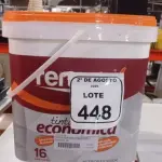 01 BALDE DE TINTA ECONÔMICA 16L NA COR BRANCO NEVE MARCA RENOCRIL. (NO ESTADO) ATENÇÃO! FAZER A VISITAÇÃO ANTES DE ARREMATAR, NÃO SABEMOS SE FUNCIONA, LEILÃO NÃO TEM GARANTIA E NEM DEVOLUÇÃO, SUJEITO A POSSÍVEIS AVARIAS VISÍVEIS/OCULTAS E/OU AUSÊNCIA DE COMPONENTES.