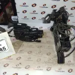02 FILMADORAS MODELO ANTIGO. (NO ESTADO) ATENÇÃO! FAZER A VISITAÇÃO ANTES DE ARREMATAR, NÃO SABEMOS SE FUNCIONA, LEILÃO NÃO TEM GARANTIA E NEM DEVOLUÇÃO, SUJEITO A POSSÍVEIS AVARIAS VISÍVEIS/OCULTAS E/OU AUSÊNCIA DE COMPONENTES.