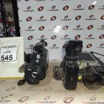 02 FILMADORAS MODELO ANTIGO. (NO ESTADO) ATENÇÃO! FAZER A VISITAÇÃO ANTES DE ARREMATAR, NÃO SABEMOS SE FUNCIONA, LEILÃO NÃO TEM GARANTIA E NEM DEVOLUÇÃO, SUJEITO A POSSÍVEIS AVARIAS VISÍVEIS/OCULTAS E/OU AUSÊNCIA DE COMPONENTES.
