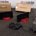 01 POWER BANK E 02 CELULARES MARCA QUANTUM. (NO ESTADO) ATENÇÃO! FAZER A VISITAÇÃO ANTES DE ARREMATAR, NÃO SABEMOS SE FUNCIONA, LEILÃO NÃO TEM GARANTIA E NEM DEVOLUÇÃO, SUJEITO A POSSÍVEIS AVARIAS VISÍVEIS/OCULTAS E/OU AUSÊNCIA DE COMPONENTES.