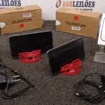 01 POWER BANK E 02 CELULARES MARCA QUANTUM. (NO ESTADO) ATENÇÃO! FAZER A VISITAÇÃO ANTES DE ARREMATAR, NÃO SABEMOS SE FUNCIONA, LEILÃO NÃO TEM GARANTIA E NEM DEVOLUÇÃO, SUJEITO A POSSÍVEIS AVARIAS VISÍVEIS/OCULTAS E/OU AUSÊNCIA DE COMPONENTES.