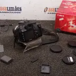01 CÂMERA DIGITAL MODELO REBEL XTI MARCA CANON. (NO ESTADO) ATENÇÃO! FAZER A VISITAÇÃO ANTES DE ARREMATAR, NÃO SABEMOS SE FUNCIONA, LEILÃO NÃO TEM GARANTIA E NEM DEVOLUÇÃO, SUJEITO A POSSÍVEIS AVARIAS VISÍVEIS/OCULTAS E/OU AUSÊNCIA DE COMPONENTES.