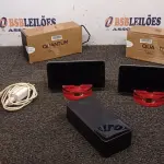 01 POWER BANK E 02 CELULARES MARCA QUANTUM. (NO ESTADO) ATENÇÃO! FAZER A VISITAÇÃO ANTES DE ARREMATAR, NÃO SABEMOS SE FUNCIONA, LEILÃO NÃO TEM GARANTIA E NEM DEVOLUÇÃO, SUJEITO A POSSÍVEIS AVARIAS VISÍVEIS/OCULTAS E/OU AUSÊNCIA DE COMPONENTES.