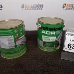 02 LATAS DE TINTA ACRÍLICA DE 3,6L NA COR LUAR DO SERTÃO MARCA PROFISSIONAL ACR. (NO ESTADO) ATENÇÃO! FAZER A VISITAÇÃO ANTES DE ARREMATAR, NÃO SABEMOS SE FUNCIONA, LEILÃO NÃO TEM GARANTIA E NEM DEVOLUÇÃO, SUJEITO A POSSÍVEIS AVARIAS VISÍVEIS/OCULTAS E/OU AUSÊNCIA DE COMPONENTES.
