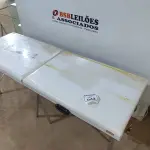 01 CAMA DE MASSAGEM PORTÁTIL. (NO ESTADO) ATENÇÃO! FAZER A VISITAÇÃO ANTES DE ARREMATAR, NÃO SABEMOS SE FUNCIONA, LEILÃO NÃO TEM GARANTIA E NEM DEVOLUÇÃO, SUJEITO A POSSÍVEIS AVARIAS VISÍVEIS/OCULTAS E/OU AUSÊNCIA DE COMPONENTES.