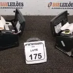 02 IMPRESSORAS TÉRMICAS. (NO ESTADO) ATENÇÃO! FAZER A VISITAÇÃO ANTES DE ARREMATAR, NÃO SABEMOS SE FUNCIONA, LEILÃO NÃO TEM GARANTIA E NEM DEVOLUÇÃO, SUJEITO A POSSÍVEIS AVARIAS VISÍVEIS/OCULTAS E/OU AUSÊNCIA DE COMPONENTES.