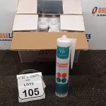12 UNIDADES DE SILICONE ACÉTICO INCOLOR DE 240G CADA MARCA MONUMENTAL. (NO ESTADO) ATENÇÃO! FAZER A VISITAÇÃO ANTES DE ARREMATAR, NÃO SABEMOS SE FUNCIONA, LEILÃO NÃO TEM GARANTIA E NEM DEVOLUÇÃO, SUJEITO A POSSÍVEIS AVARIAS VISÍVEIS/OCULTAS E/OU AUSÊNCIA DE COMPONENTES.
