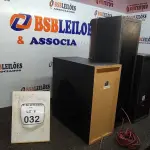 01 CAIXA ACÚSTICA MARCA SHARP E 02 CAIXAS SUBWOOFER MARCAS LG E LENOXX. (NO ESTADO) ATENÇÃO! FAZER A VISITAÇÃO ANTES DE ARREMATAR, NÃO SABEMOS SE FUNCIONA, LEILÃO NÃO TEM GARANTIA E NEM DEVOLUÇÃO, SUJEITO A POSSÍVEIS AVARIAS VISÍVEIS/OCULTAS E/OU AUSÊNCIA DE COMPONENTES.