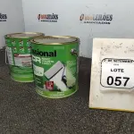 02 LATAS DE TINTA ACRÍLICA DE 3,6L NA COR LUAR DO SERTÃO MARCA PROFISSIONAL ACR. (NO ESTADO) ATENÇÃO! FAZER A VISITAÇÃO ANTES DE ARREMATAR, NÃO SABEMOS SE FUNCIONA, LEILÃO NÃO TEM GARANTIA E NEM DEVOLUÇÃO, SUJEITO A POSSÍVEIS AVARIAS VISÍVEIS/OCULTAS E/OU AUSÊNCIA DE COMPONENTES.