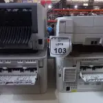03 IMPRESSORAS E 05 CARTUCHOS DE MARCAS E MODELOS DIVERSOS. (NO ESTADO) ATENÇÃO! FAZER A VISITAÇÃO ANTES DE ARREMATAR, NÃO SABEMOS SE FUNCIONA, LEILÃO NÃO TEM GARANTIA E NEM DEVOLUÇÃO, SUJEITO A POSSÍVEIS AVARIAS VISÍVEIS/OCULTAS E/OU AUSÊNCIA DE COMPONENTES.
