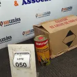 12 LATAS DE REMOVEDORES DE TINTAS E TEXTURAS DE 900ML CADA. (NO ESTADO) ATENÇÃO! FAZER A VISITAÇÃO ANTES DE ARREMATAR, NÃO SABEMOS SE FUNCIONA, LEILÃO NÃO TEM GARANTIA E NEM DEVOLUÇÃO, SUJEITO A POSSÍVEIS AVARIAS VISÍVEIS/OCULTAS E/OU AUSÊNCIA DE COMPONENTES.