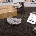 01 TORNEIRA MISTURADOR MARCA PRIZI COM ACESSÓRIOS. (NO ESTADO) ATENÇÃO! FAZER A VISITAÇÃO ANTES DE ARREMATAR, NÃO SABEMOS SE FUNCIONA, LEILÃO NÃO TEM GARANTIA E NEM DEVOLUÇÃO, SUJEITO A POSSÍVEIS AVARIAS VISÍVEIS/OCULTAS E/OU AUSÊNCIA DE COMPONENTES.