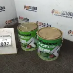 02 LATAS DE TINTA ACRÍLICA DE 3,6L NA COR LUAR DO SERTÃO MARCA PROFISSIONAL ACR. (NO ESTADO) ATENÇÃO! FAZER A VISITAÇÃO ANTES DE ARREMATAR, NÃO SABEMOS SE FUNCIONA, LEILÃO NÃO TEM GARANTIA E NEM DEVOLUÇÃO, SUJEITO A POSSÍVEIS AVARIAS VISÍVEIS/OCULTAS E/OU AUSÊNCIA DE COMPONENTES.