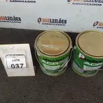 02 LATAS DE TINTA ACRÍLICA DE 3,6L NA COR LUAR DO SERTÃO MARCA PROFISSIONAL ACR. (NO ESTADO) ATENÇÃO! FAZER A VISITAÇÃO ANTES DE ARREMATAR, NÃO SABEMOS SE FUNCIONA, LEILÃO NÃO TEM GARANTIA E NEM DEVOLUÇÃO, SUJEITO A POSSÍVEIS AVARIAS VISÍVEIS/OCULTAS E/OU AUSÊNCIA DE COMPONENTES.