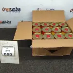 12 LATAS DE REMOVEDORES DE TINTAS E TEXTURAS DE 900ML CADA. (NO ESTADO) ATENÇÃO! FAZER A VISITAÇÃO ANTES DE ARREMATAR, NÃO SABEMOS SE FUNCIONA, LEILÃO NÃO TEM GARANTIA E NEM DEVOLUÇÃO, SUJEITO A POSSÍVEIS AVARIAS VISÍVEIS/OCULTAS E/OU AUSÊNCIA DE COMPONENTES.