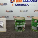 02 LATAS DE TINTA ACRÍLICA DE 3,6L NA COR LUAR DO SERTÃO MARCA PROFISSIONAL ACR. (NO ESTADO) ATENÇÃO! FAZER A VISITAÇÃO ANTES DE ARREMATAR, NÃO SABEMOS SE FUNCIONA, LEILÃO NÃO TEM GARANTIA E NEM DEVOLUÇÃO, SUJEITO A POSSÍVEIS AVARIAS VISÍVEIS/OCULTAS E/OU AUSÊNCIA DE COMPONENTES.