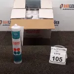 12 UNIDADES DE SILICONE ACÉTICO INCOLOR DE 240G CADA MARCA MONUMENTAL. (NO ESTADO) ATENÇÃO! FAZER A VISITAÇÃO ANTES DE ARREMATAR, NÃO SABEMOS SE FUNCIONA, LEILÃO NÃO TEM GARANTIA E NEM DEVOLUÇÃO, SUJEITO A POSSÍVEIS AVARIAS VISÍVEIS/OCULTAS E/OU AUSÊNCIA DE COMPONENTES.