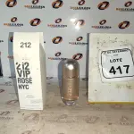 01 PERFUME 212 VIP ROSE 80ML. (NO ESTADO) ATENÇÃO! FAZER A VISITAÇÃO ANTES DE ARREMATAR, NÃO SABEMOS SE FUNCIONA, LEILÃO NÃO TEM GARANTIA E NEM DEVOLUÇÃO, SUJEITO A POSSÍVEIS AVARIAS VISÍVEIS/OCULTAS E/OU AUSÊNCIA DE COMPONENTES.