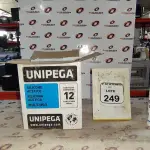 12 CARTUCHOS DE SILICONE ACÉTICO MULTIUSO DE 250ML CADA MARCA UNIPEGA. (NO ESTADO) ATENÇÃO! FAZER A VISITAÇÃO ANTES DE ARREMATAR, NÃO SABEMOS SE FUNCIONA, LEILÃO NÃO TEM GARANTIA E NEM DEVOLUÇÃO, SUJEITO A POSSÍVEIS AVARIAS VISÍVEIS/OCULTAS E/OU AUSÊNCIA DE COMPONENTES.