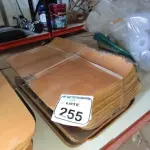 20 PLACAS DE MADEIRA. (NO ESTADO) ATENÇÃO! FAZER A VISITAÇÃO ANTES DE ARREMATAR, NÃO SABEMOS SE FUNCIONA, LEILÃO NÃO TEM GARANTIA E NEM DEVOLUÇÃO, SUJEITO A POSSÍVEIS AVARIAS VISÍVEIS/OCULTAS E/OU AUSÊNCIA DE COMPONENTES.