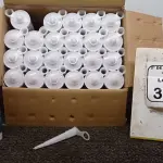 12 UNIDADES DE SILICONE ACÉTICO INCOLOR DE 240G CADA MARCA MONUMENTAL. (NO ESTADO) ATENÇÃO! FAZER A VISITAÇÃO ANTES DE ARREMATAR, NÃO SABEMOS SE FUNCIONA, LEILÃO NÃO TEM GARANTIA E NEM DEVOLUÇÃO, SUJEITO A POSSÍVEIS AVARIAS VISÍVEIS/OCULTAS E/OU AUSÊNCIA DE COMPONENTES.