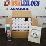 12 UNIDADES DE SILICONE ACÉTICO INCOLOR DE 240G CADA MARCA MONUMENTAL. (NO ESTADO) ATENÇÃO! FAZER A VISITAÇÃO ANTES DE ARREMATAR, NÃO SABEMOS SE FUNCIONA, LEILÃO NÃO TEM GARANTIA E NEM DEVOLUÇÃO, SUJEITO A POSSÍVEIS AVARIAS VISÍVEIS/OCULTAS E/OU AUSÊNCIA DE COMPONENTES.