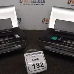  02 IMPRESSORAS HP OFFICEJET 100 MOBILI PRINTER.  (NO ESTADO) ATENÇÃO! FAZER A VISITAÇÃO ANTES DE ARREMATAR, NÃO SABEMOS SE FUNCIONA, LEILÃO NÃO TEM GARANTIA E NEM DEVOLUÇÃO, SUJEITO A POSSÍVEIS AVARIAS VISÍVEIS/OCULTAS E/OU AUSÊNCIA DE COMPONENTES.