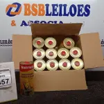 12 LATAS DE REMOVEDORES DE TINTAS E TEXTURAS DE 900ML CADA. (NO ESTADO) ATENÇÃO! FAZER A VISITAÇÃO ANTES DE ARREMATAR, NÃO SABEMOS SE FUNCIONA, LEILÃO NÃO TEM GARANTIA E NEM DEVOLUÇÃO, SUJEITO A POSSÍVEIS AVARIAS VISÍVEIS/OCULTAS E/OU AUSÊNCIA DE COMPONENTES.